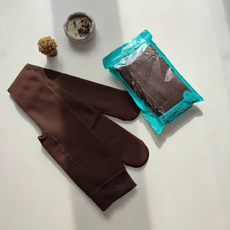 جوراب شلواری تو رکرکی قهوه ای
